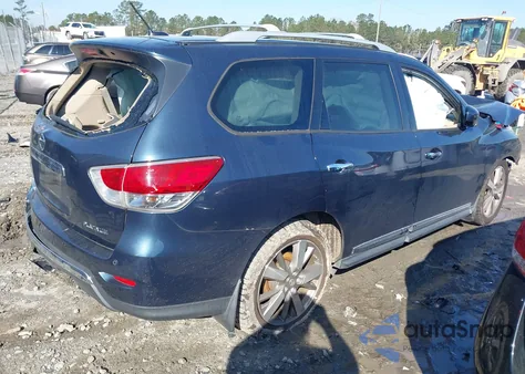 2015 Nissan Pathfinder Platinum from USA, damaged, VIN 5N1AR2MN2FC654433